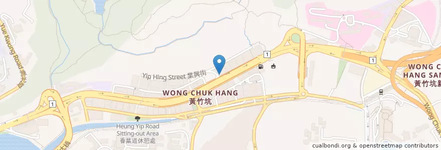 Mapa de ubicacion de 電腦洗車屋 Car Beautician en Cina, Guangdong, Hong Kong, Hong Kong, Nuovi Territori, 南區 Southern District.