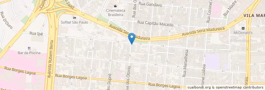 Mapa de ubicacion de DeRose Method Vila Mariana en 巴西, 东南部, 圣保罗, Região Geográfica Intermediária De São Paulo, Região Metropolitana De São Paulo, Região Imediata De São Paulo, 聖保羅.