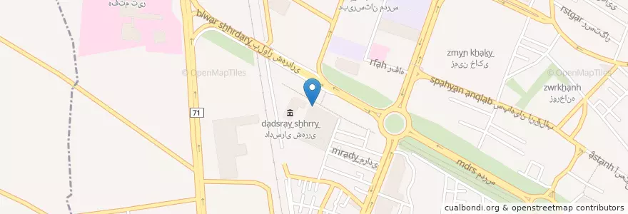Mapa de ubicacion de بانک شهر en ایران, استان تهران, شهرستان ری, بخش مرکزی شهرستان ری, ری.