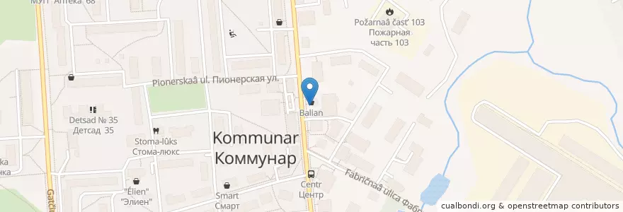 Mapa de ubicacion de ГЛОССА en Russia, Northwestern Federal District, Leningrad Oblast, Gatchinsky District, Коммунарское Городское Поселение.