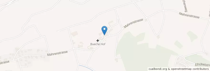 Mapa de ubicacion de Bueche Hof Bistro en Switzerland, Solothurn, Amtei Olten-Gösgen, Bezirk Gösgen, Lostorf.