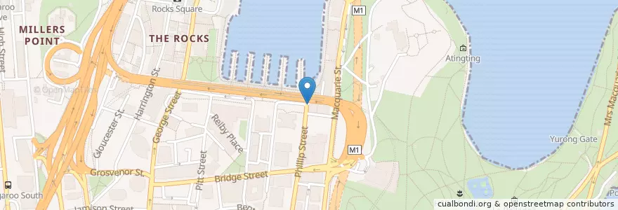 Mapa de ubicacion de The Spice Room en Australia, Nuovo Galles Del Sud, Council Of The City Of Sydney, Sydney.