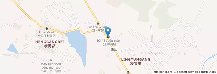 Mapa de ubicacion de 中油加油站 en 臺灣, 桃園市, 龍潭區.