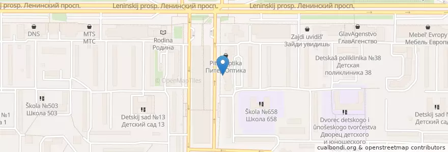 Mapa de ubicacion de Озерки en Russland, Föderationskreis Nordwest, Oblast Leningrad, Sankt Petersburg, Кировский Район, Округ Княжево.