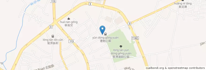 Mapa de ubicacion de 肯德基 en تايوان, تاو يوان, 龍潭區.
