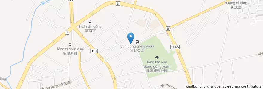 Mapa de ubicacion de 麥當勞 en Taiwan, Taoyuan, 龍潭區.
