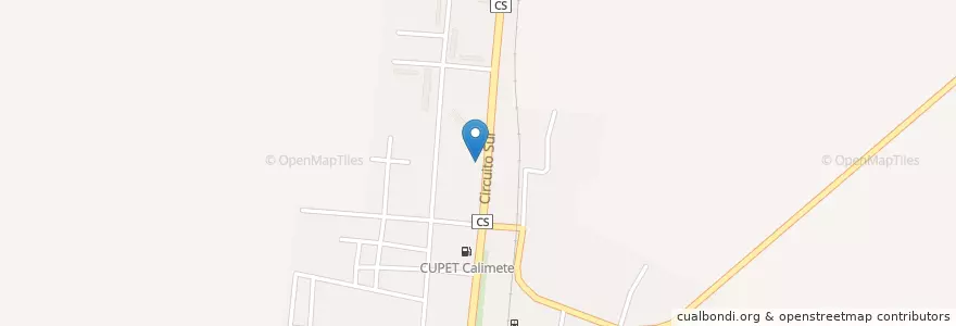 Mapa de ubicacion de Banco de Crédito y Comercio en کوبا, Matanzas, Calimete.