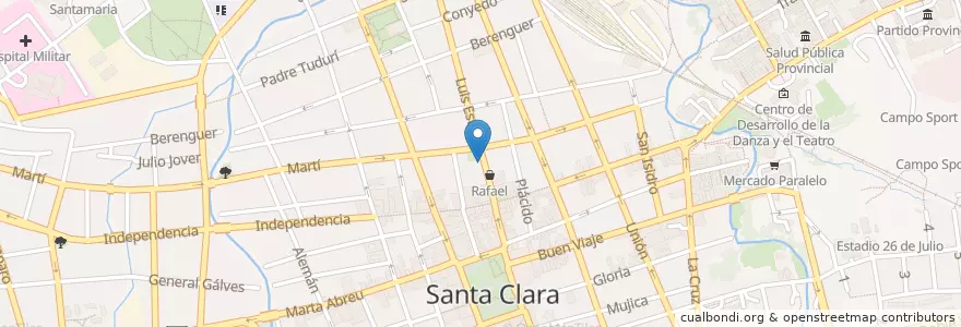 Mapa de ubicacion de Sector PNR en کوبا, Villa Clara, Santa Clara, Ciudad De Santa Clara.