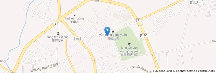 Mapa de ubicacion de 星巴克 en Taïwan, Taoyuan, 龍潭區.