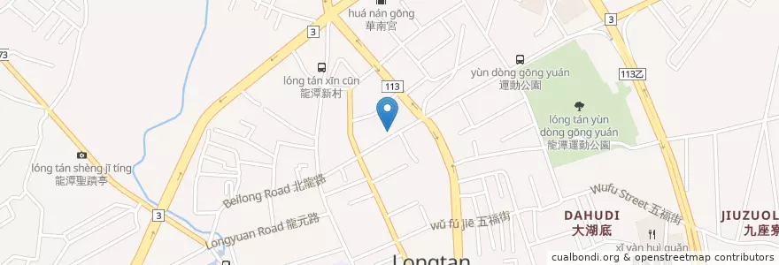 Mapa de ubicacion de 必勝客披薩 en 臺灣, 桃園市, 龍潭區.