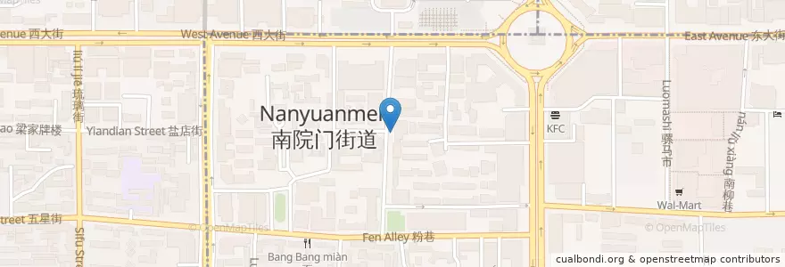 Mapa de ubicacion de 樊记腊汁肉 en 中国, 陕西省, 西安市, 碑林区.