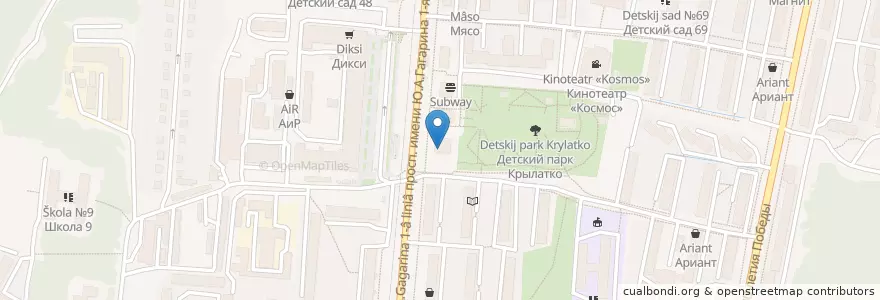 Mapa de ubicacion de Сбербанк en Rusia, Уральский Федеральный Округ, Óblast De Cheliábinsk, Златоустовский Городской Округ.