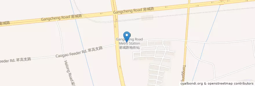 Mapa de ubicacion de 重庆万州面馆 en 중국, 상하이, 푸둥 신구.