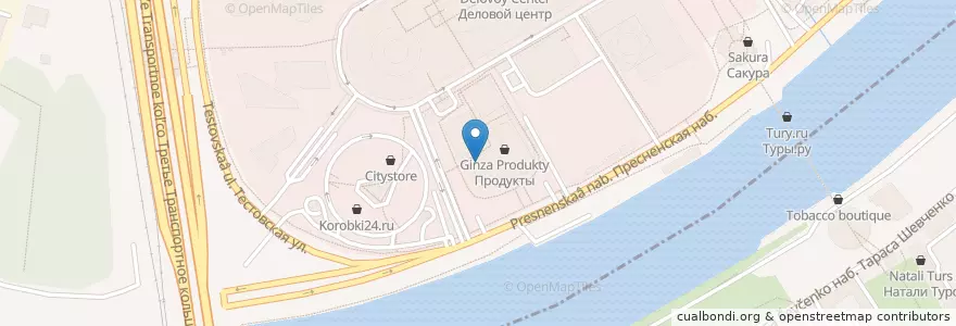 Mapa de ubicacion de Prime Star en 러시아, Центральный Федеральный Округ, Москва, Центральный Административный Округ, Пресненский Район.