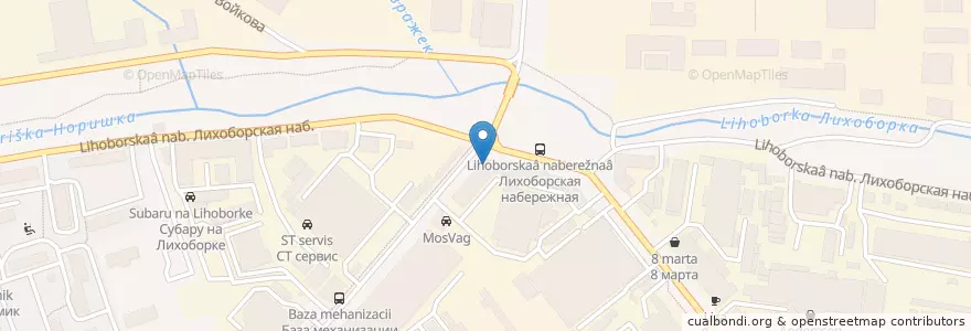 Mapa de ubicacion de Манеров en Russia, Distretto Federale Centrale, Москва, Северный Административный Округ, Головинский Район.