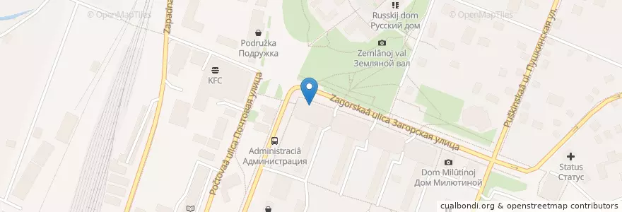 Mapa de ubicacion de Столички en Rusia, Distrito Federal Central, Óblast De Moscú, Дмитровский Городской Округ.