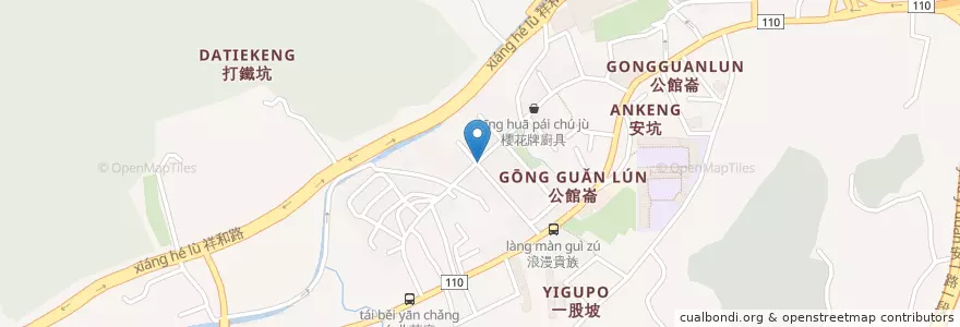 Mapa de ubicacion de 高兒科診所 en تايوان, تايبيه الجديدة, 新店區.