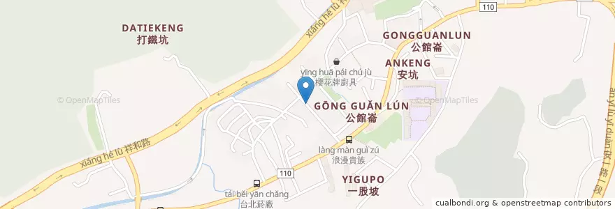 Mapa de ubicacion de 許正傑牙醫診所 en Tayvan, 新北市, 新店區.