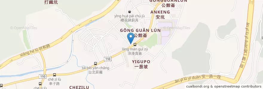 Mapa de ubicacion de 永康燒臘 en 台湾, 新北市, 新店区.