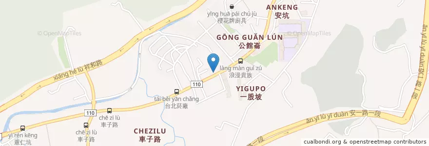 Mapa de ubicacion de 皇冠牙科 en تايوان, تايبيه الجديدة, 新店區.