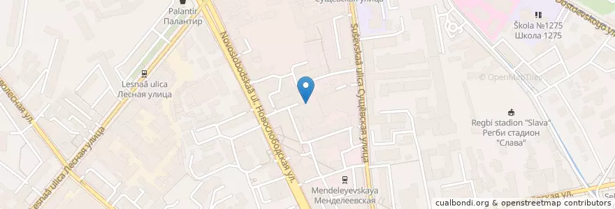 Mapa de ubicacion de Пивной дом M&G en Russland, Föderationskreis Zentralrussland, Moskau, Zentraler Verwaltungsbezirk, Тверской Район.