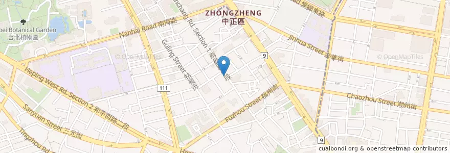 Mapa de ubicacion de 永豐商業銀行 en 台湾, 新北市, 台北市, 中正区.