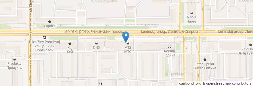 Mapa de ubicacion de Ортека en Russia, Northwestern Federal District, Leningrad Oblast, Saint Petersburg, Кировский Район, Округ Княжево.