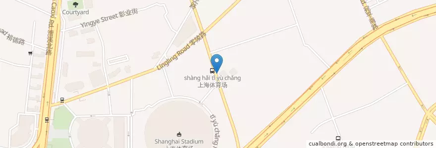 Mapa de ubicacion de 天钥桥路零陵路 en China, Shanghai, Xuhui.