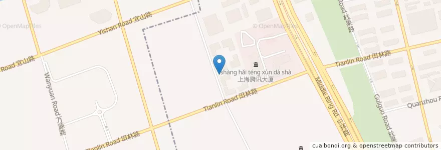 Mapa de ubicacion de 徐汇乐业天地 en 中国, 上海市, 閔行区, 徐匯区.