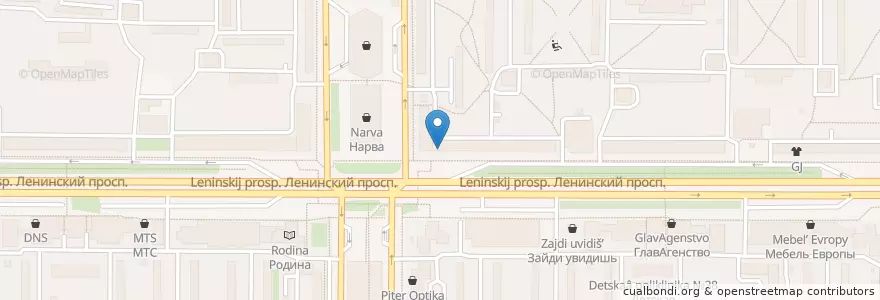 Mapa de ubicacion de Зенит en Russia, Northwestern Federal District, Leningrad Oblast, Saint Petersburg, Кировский Район, Округ Княжево.