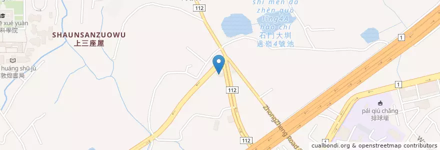 Mapa de ubicacion de Smile en Taïwan, Taoyuan, District De Zhongli.