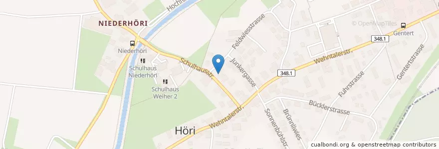 Mapa de ubicacion de zur Post en Svizzera, Zurigo, Bezirk Bülach, Höri.