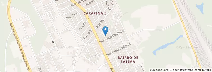 Mapa de ubicacion de Igreja Presbiteriana em Bairro de Fátima en Brasile, Regione Sudest, Espírito Santo, Região Geográfica Intermediária De Vitória, Região Metropolitana Da Grande Vitória, Microrregião Vitória, Serra.