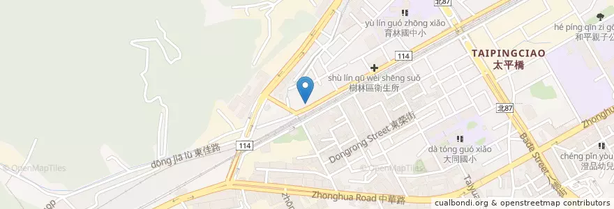 Mapa de ubicacion de 南法小鎮 en 타이완, 신베이 시, 수린 구.