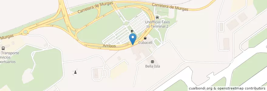 Mapa de ubicacion de Cadeca Aeropuerto T-3 : 1 en Kuba, Havanna, Boyeros.