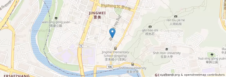 Mapa de ubicacion de 洞之家 en Taiwan, New Taipei, Taipei, Wenshan District.