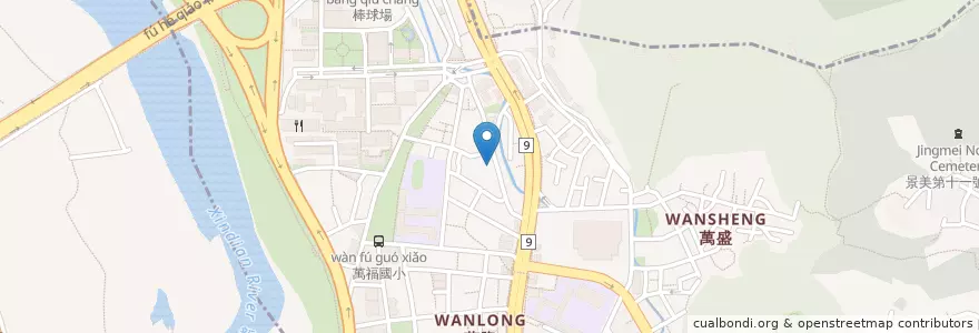 Mapa de ubicacion de 聖方濟沙勿教會 en تايوان, تايبيه الجديدة, تايبيه, 文山區.