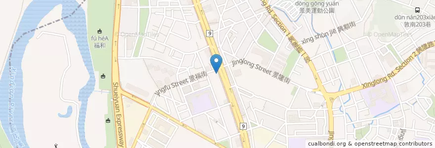 Mapa de ubicacion de 勁中坊Car Wash en Taiwan, Nuova Taipei, Taipei, 文山區.