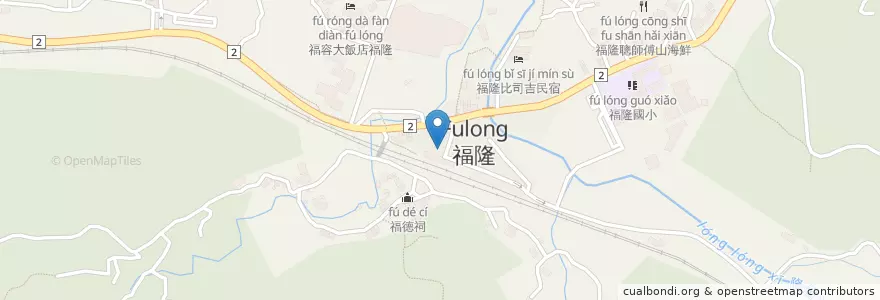 Mapa de ubicacion de 生益捷安特出租 en تايوان, تايبيه الجديدة, 貢寮區.