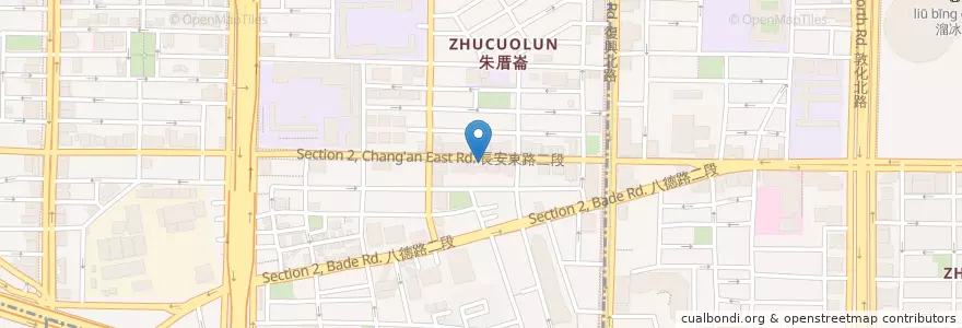 Mapa de ubicacion de 伯特利教會 en Taiwan, 新北市, Taipei, 中山區.