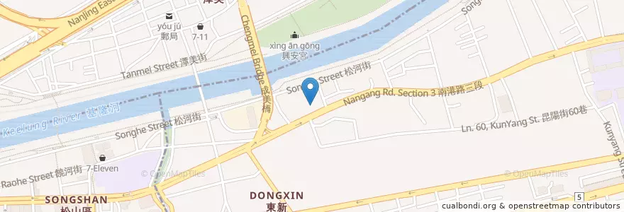Mapa de ubicacion de 西新福德宮 en Тайвань, Новый Тайбэй, Тайбэй, 南港區.