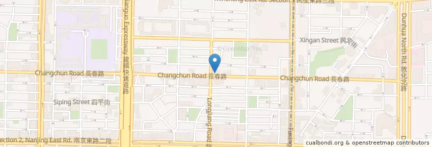Mapa de ubicacion de 躍獅東東藥局 en 台湾, 新北市, 台北市, 中山区.
