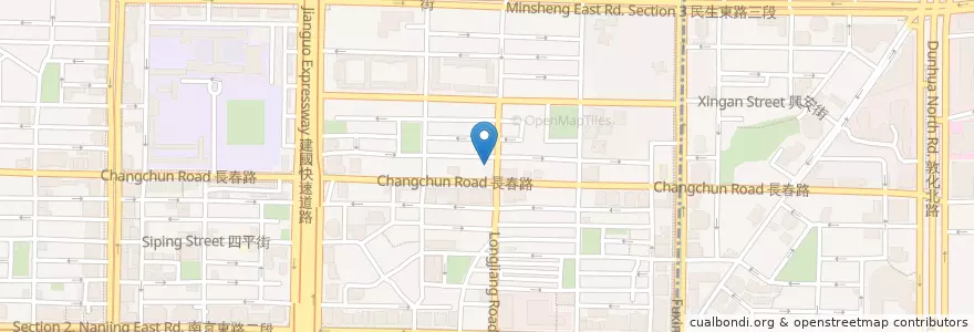 Mapa de ubicacion de 可味包子 en Taïwan, Nouveau Taipei, Taipei, District De Zhongshan.