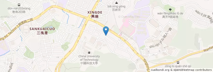 Mapa de ubicacion de 5Sense Cafe en تايوان, تايبيه الجديدة, تايبيه, 文山區.