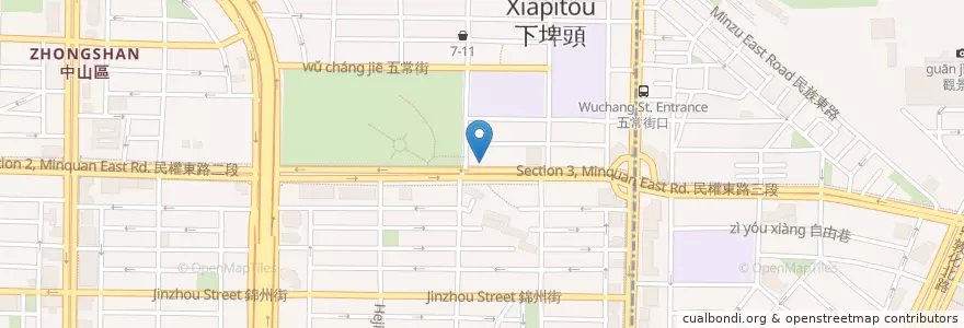 Mapa de ubicacion de 摩斯漢堡 en 臺灣, 新北市, 臺北市, 松山區.