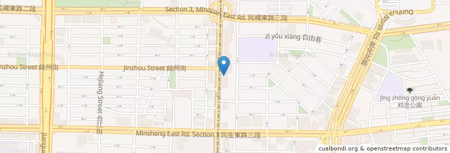 Mapa de ubicacion de 札札咖啡 en 타이완, 신베이 시, 타이베이시, 쑹산 구.