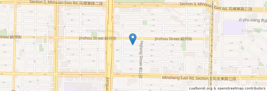 Mapa de ubicacion de 喜信牙醫診所 en Taiwan, New Taipei, Taipei, Zhongshan District.