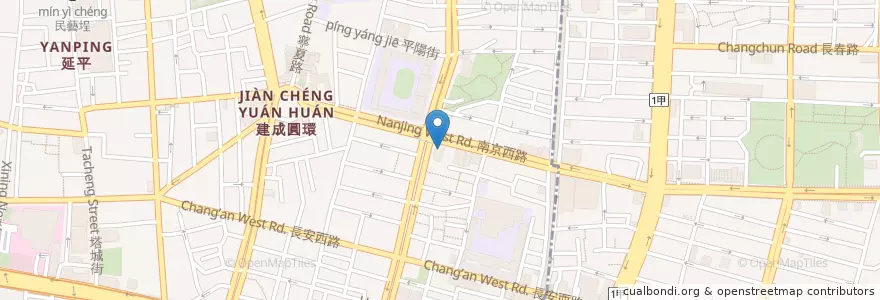 Mapa de ubicacion de 南西尚安醫美診所 en تايوان, تايبيه الجديدة, تايبيه, 大同區.