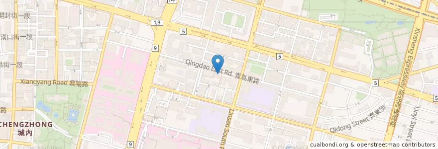 Mapa de ubicacion de 雙月食品社 en Taiwan, 新北市, Taipei, 中正區.