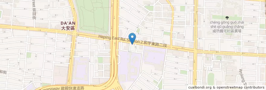 Mapa de ubicacion de 遠見動物醫院 en 台湾, 新北市, 台北市, 大安区.
